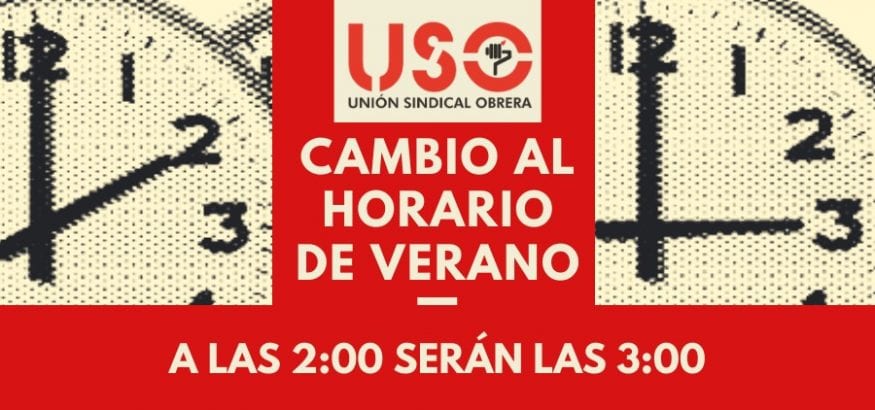 Cambio de hora: a las 2:00, serán las 3:00