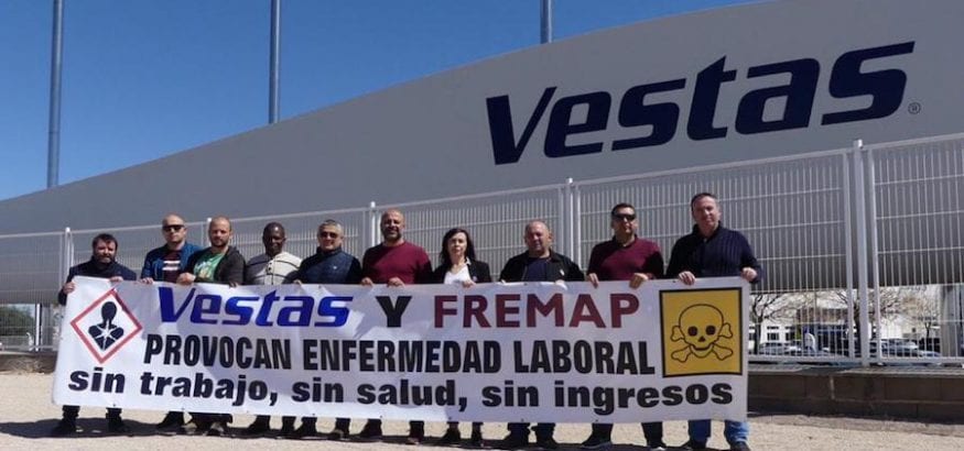 Comienza el juicio por un delito contra la salud de los trabajadores de Vestas