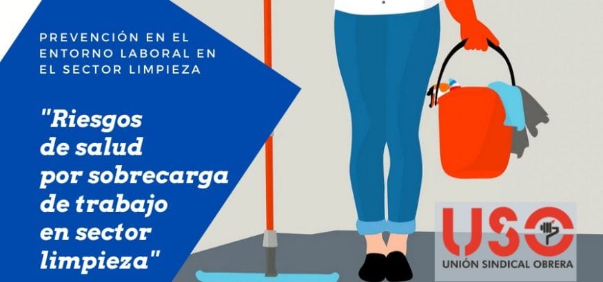 ¿Conoces los riesgos para la salud que implica la sobrecarga de trabajo en limpieza?