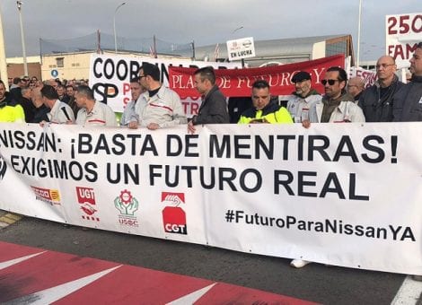 25.000 familias temen por su trabajo en Nissan Barcelona