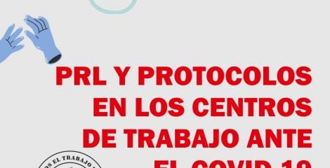 PRL y protocolos en los centros de trabajo ante el covid-19