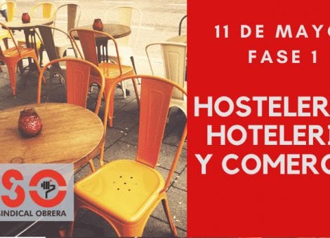 Fase 1 en hostelería, comercio y hoteles: cómo abrir, como trabajar y cómo consumir