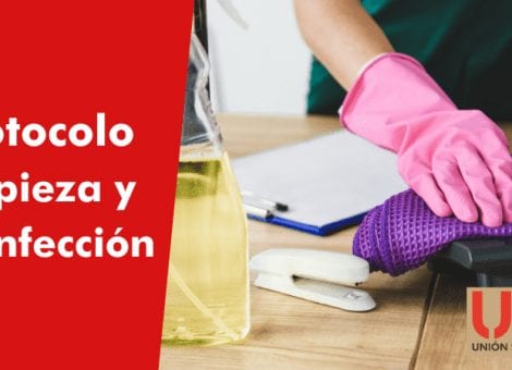 ¿Qué protocolo de limpieza debe realizarse en el centro de trabajo?
