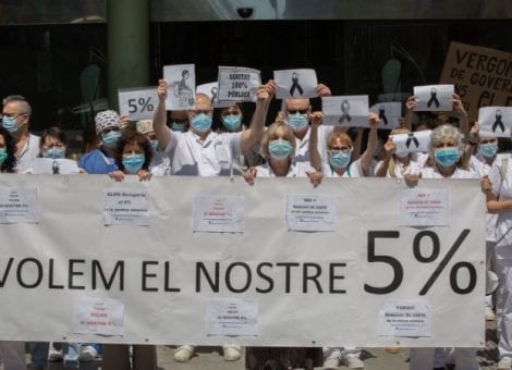 USOC convoca huelga general en la sanidad de Cataluña