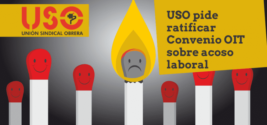 USO pide que se ratifique el Convenio OIT sobre violencia en el trabajo