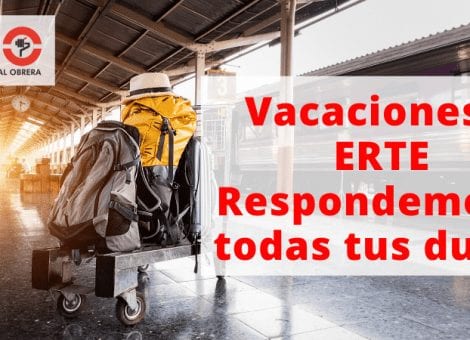 ¿Tengo derecho a vacaciones si estoy en ERTE?