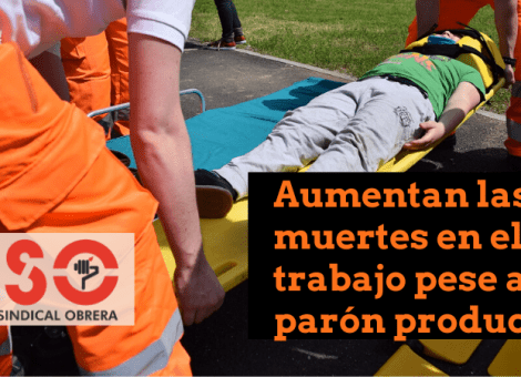 Bajan los accidentes de trabajo hasta mayo, pero aumenta la mortalidad laboral