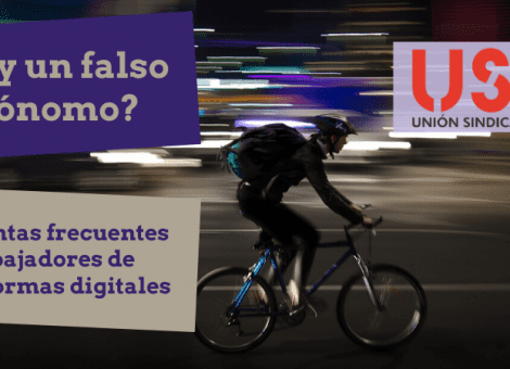 ¿Soy un falso autónomo? Preguntas frecuentes de trabajadores de plataformas digitales