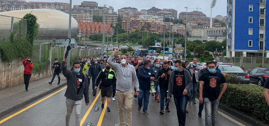 Los trabajadores de Nissan toman Cantabria y llevarán un conflicto industrial global a Madrid