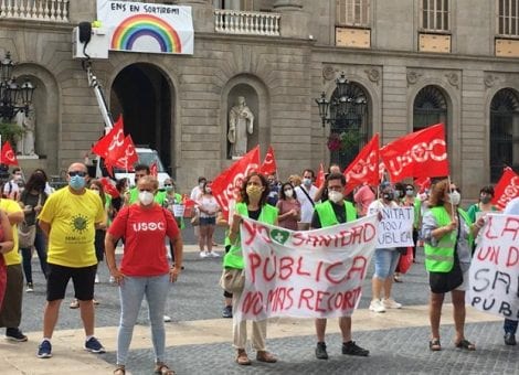 Amplio respaldo a la huelga de la Sanidad en Cataluña por la recuperación de los derechos
