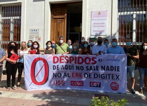 USO firma el acuerdo que mantiene el empleo en Digitex, con la garantía de 11 meses sin despidos