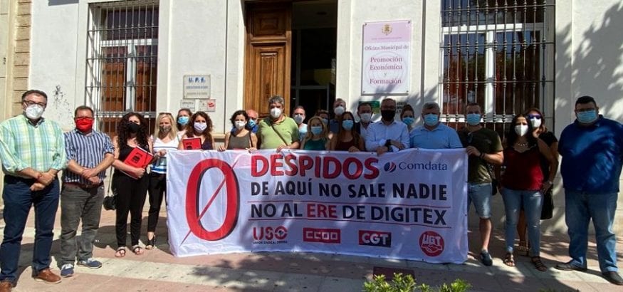 USO firma el acuerdo que mantiene el empleo en Digitex, con la garantía de 11 meses sin despidos