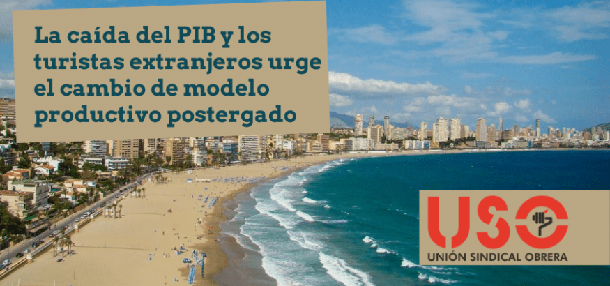 La caída del PIB y los turistas extranjeros urge el cambio de modelo productivo postergado