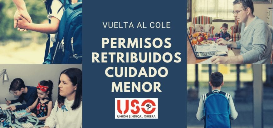 Vuelta al cole: USO reclama permisos retribuidos para cuidado de menor