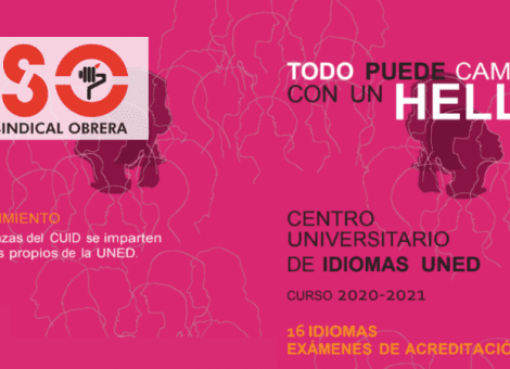Cursos idiomas de la UNED. Matrícula: del 7 de septiembre al 22 de octubre