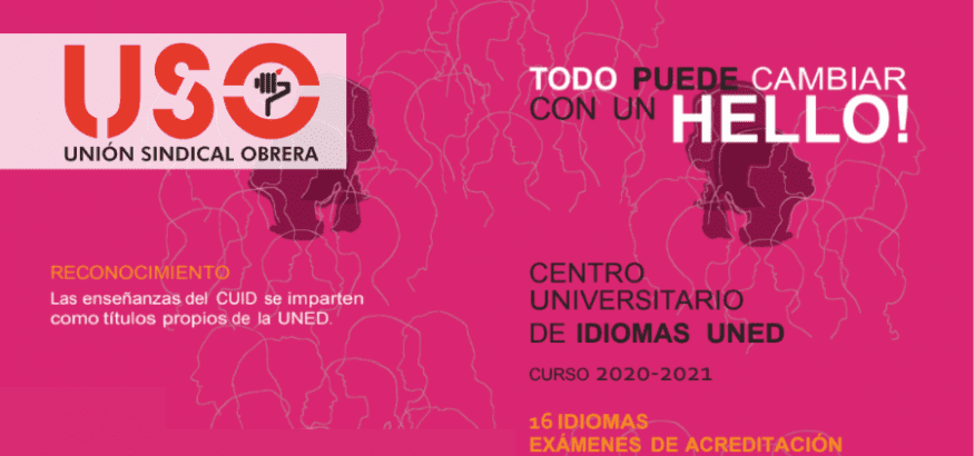 Cursos idiomas de la UNED. Matrícula: del 7 de septiembre al 22 de octubre