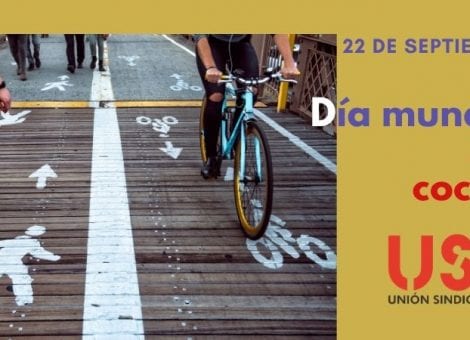 Día sin coches. Movilidad sostenible en el trabajo y en el ocio