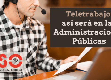 Teletrabajo para funcionarios y personal de las Administraciones Públicas