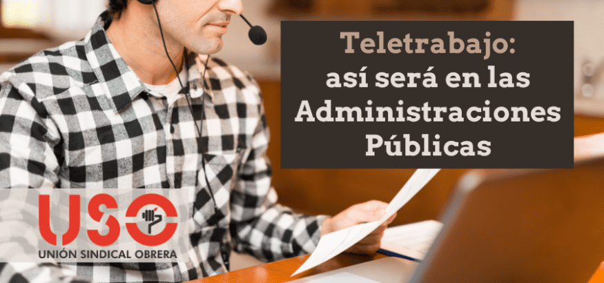 Acuerdo de teletrabajo para funcionarios y personal de las Administraciones Públicas