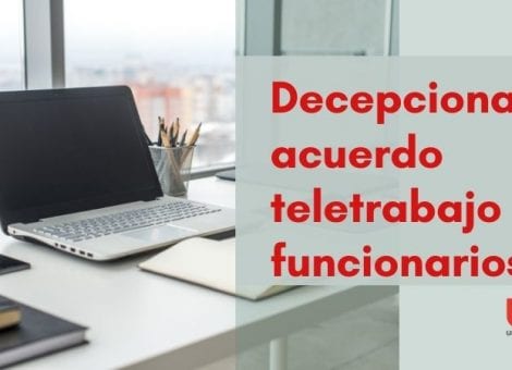 FAC-USO: decepcionante acuerdo para el teletrabajo de funcionarios