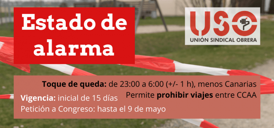 Estado de alarma: nuevo real decreto, duración y medidas