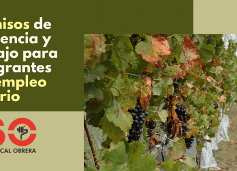 Concesión del permiso de trabajo y residencia para inmigrantes con empleo en el campo
