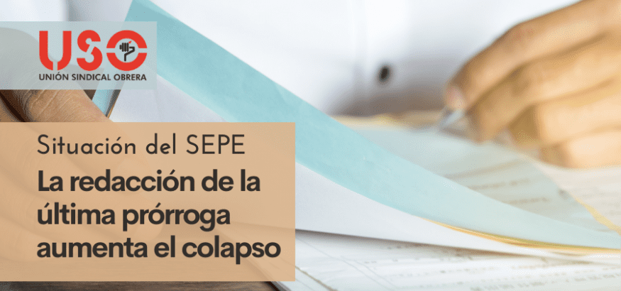 El redactado de la última prórroga de los ERTE provoca un nuevo atasco en el SEPE