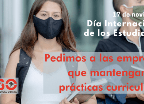 USO pide a las empresas mantener las ofertas en la universidad de prácticas curriculares