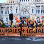 Multitudinaria protesta contra la falta de diálogo y consenso de la Ley Celaá