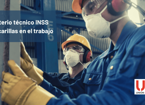 Criterio técnico del INSS sobre el uso de mascarillas en el trabajo
