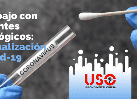 Actualización por covid-19 de las medidas de protección en trabajos con riesgos biológicos