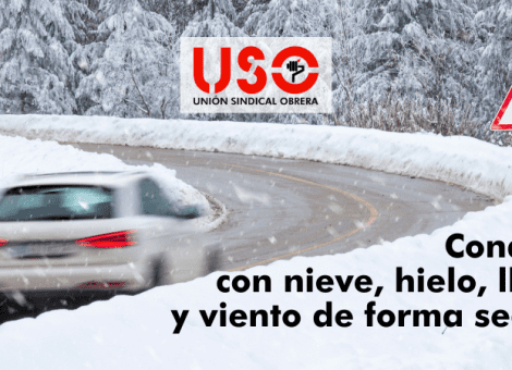 Cómo conducir con hielo, nieve, lluvia de forma segura