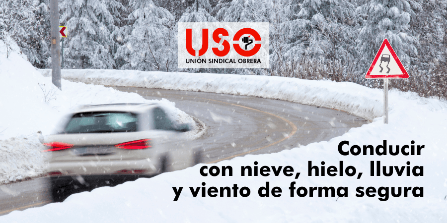 Cómo conducir con hielo, nieve, lluvia de forma segura