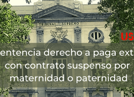 Derecho a cobrar la paga extra con permiso por paternidad o maternidad