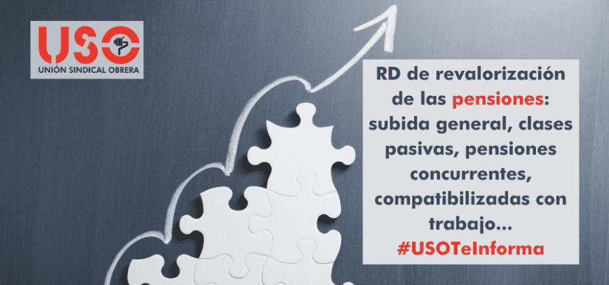 Subida de las pensiones, clases pasivas y otras prestaciones sociales
