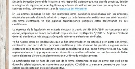 Circular 12. Registro consulta de USO sobre candidaturas con firma electrónica