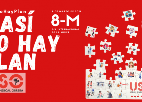 “Así no hay Plan”, campaña de USO para el 8 de marzo