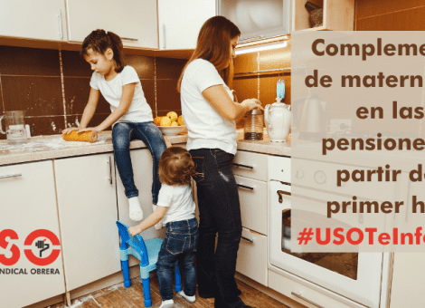 Complemento de maternidad en las pensiones y otras medidas contra la brecha de género
