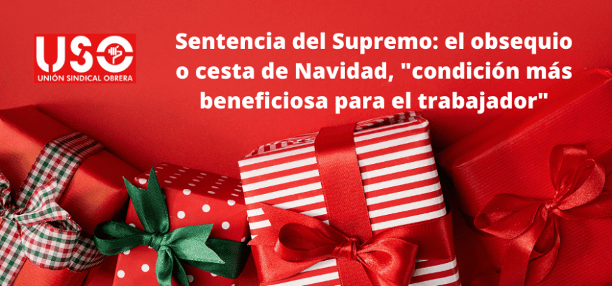 Sentencia del Supremo a favor de USO sobre la cesta de Navidad en Qualytel