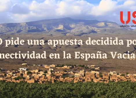 USO pide una apuesta decidida por la conectividad de la España Vaciada