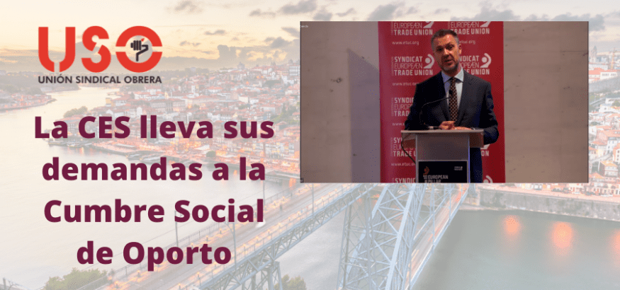 La CES lleva sus demandas a la Cumbre Social de Oporto