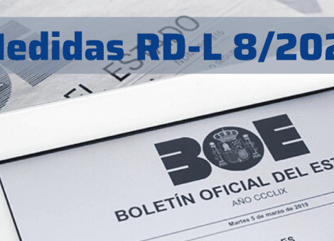 Medidas tras el fin del estado de alarma. RD-Ley 8/2021