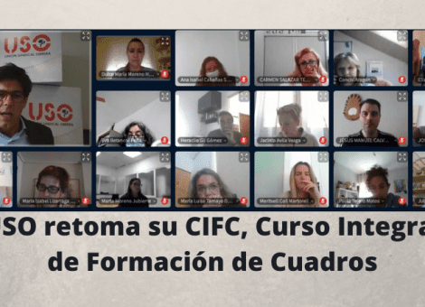 USO retoma su Curso Integral de Formación de Cuadros del sindicato