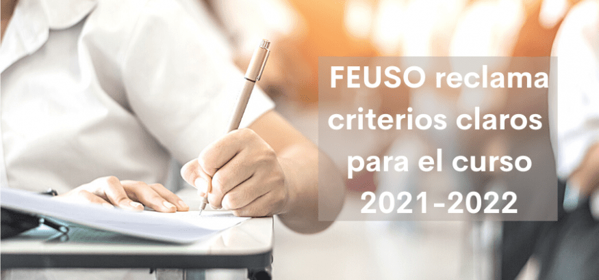 FEUSO reclama criterios claros para el inicio del curso escolar