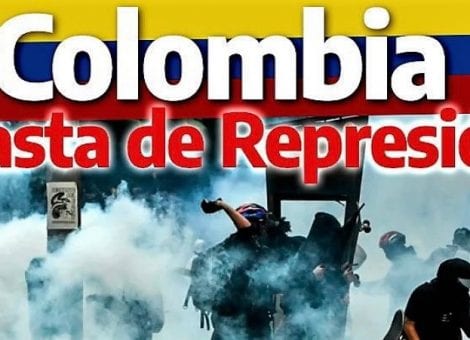 USO condena la brutal represión en Colombia