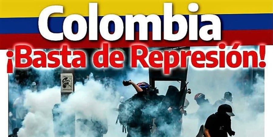 USO condena la brutal represión en Colombia | Sindicato USO