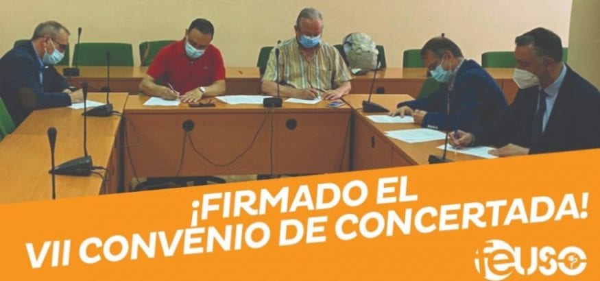 FEUSO firma el VII Convenio Colectivo de la Enseñanza Concertada