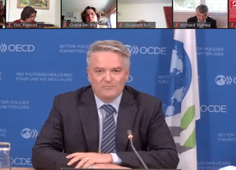 USO, en la 146º sesión de la Comisión Consultiva Sindical ante la OCDE