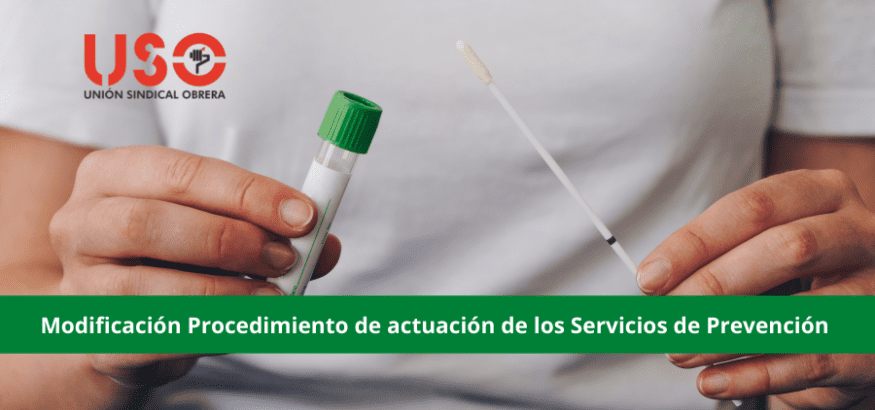 Actualización de Servicios de Prevención para el diagnóstico del covid-19