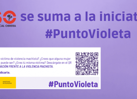 USO se suma a “Punto Violeta” contra la violencia de género